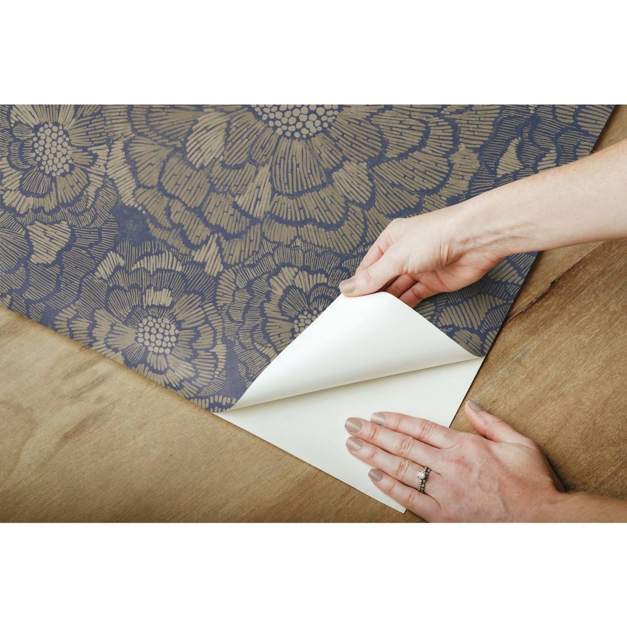 RoomMates Zen Dahlia Peel & Stick Wallpaper